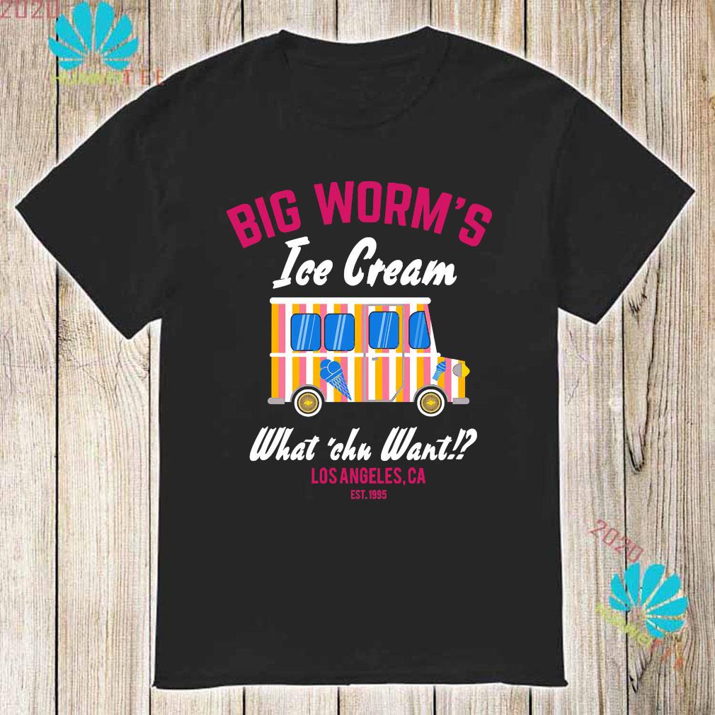 big worm ice cream shirt