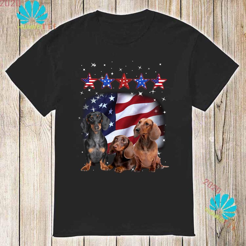 dachshund flag shirt