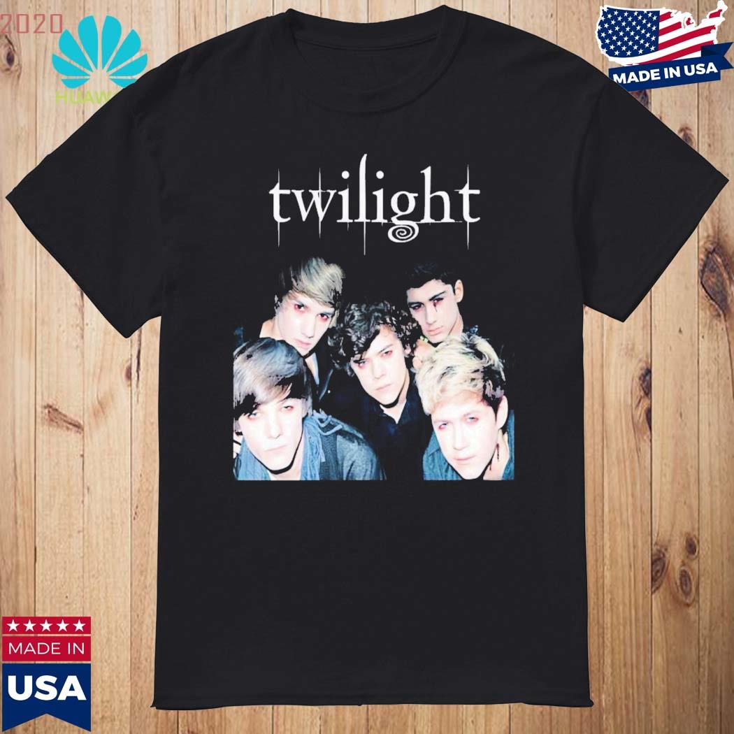 one direction as twilight shirt