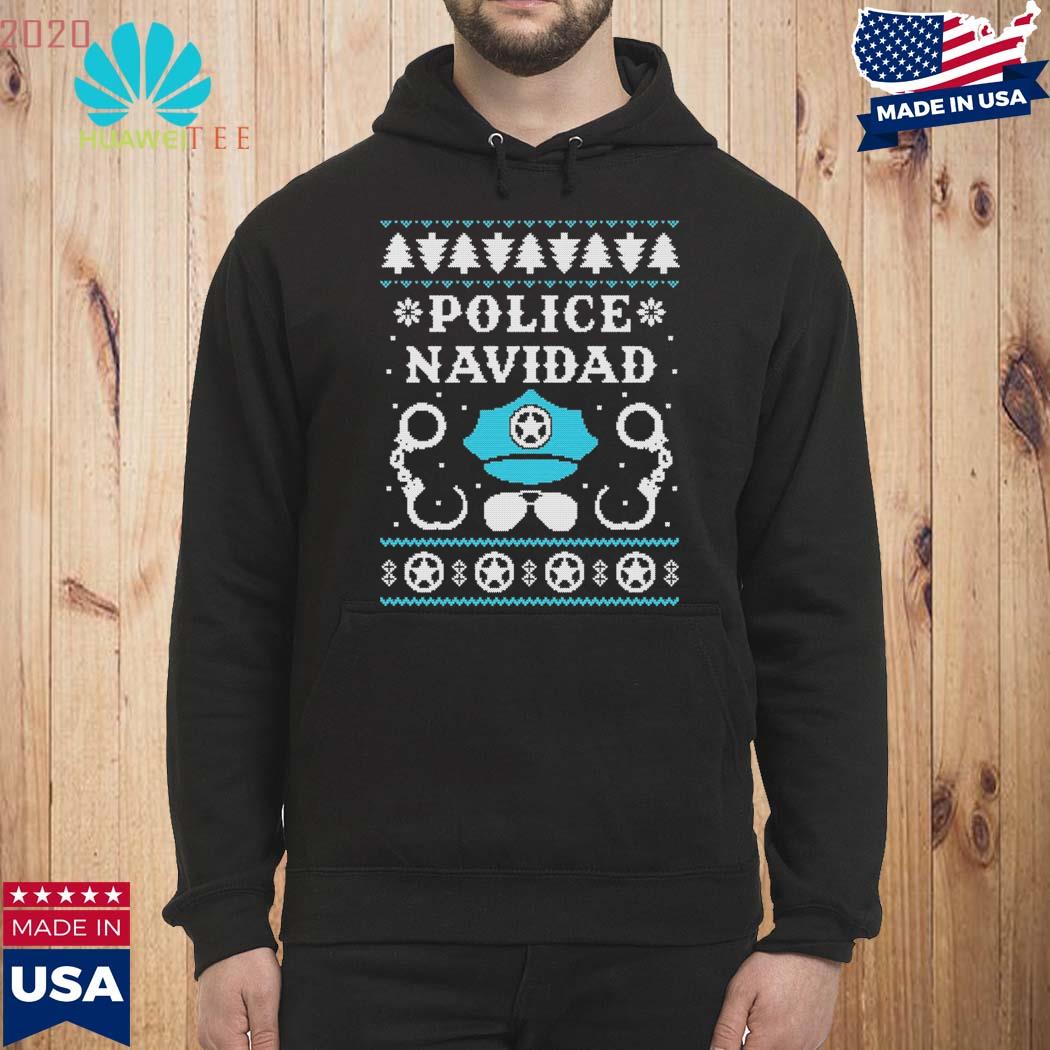 police christmas sweater