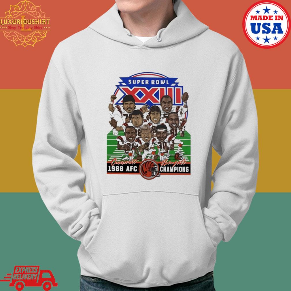 Super Bowl XXIII Cincinnati Bengals 1988 AFC Champions shirt, hoodie,  sweater, long sleeve and tank top