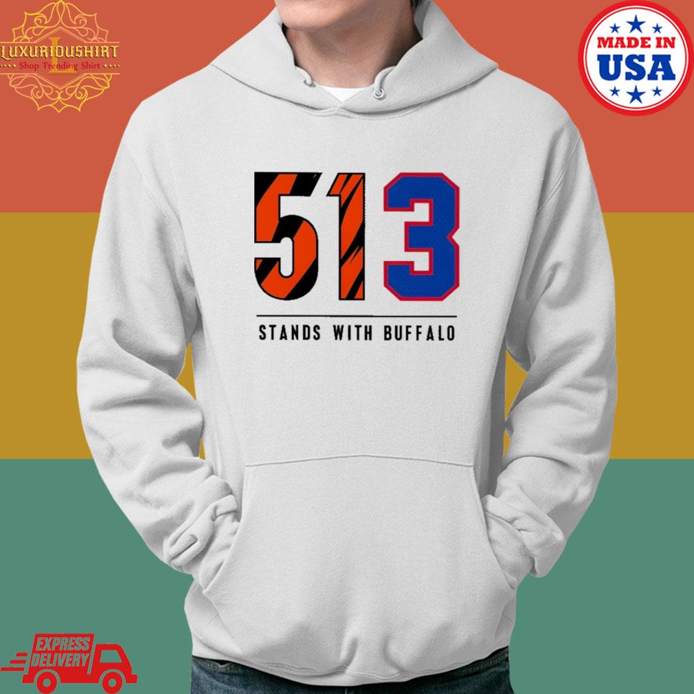 Bengals 513 stands with Buffalo t-shirt, hoodie, sweater, long sleeve and  tank top