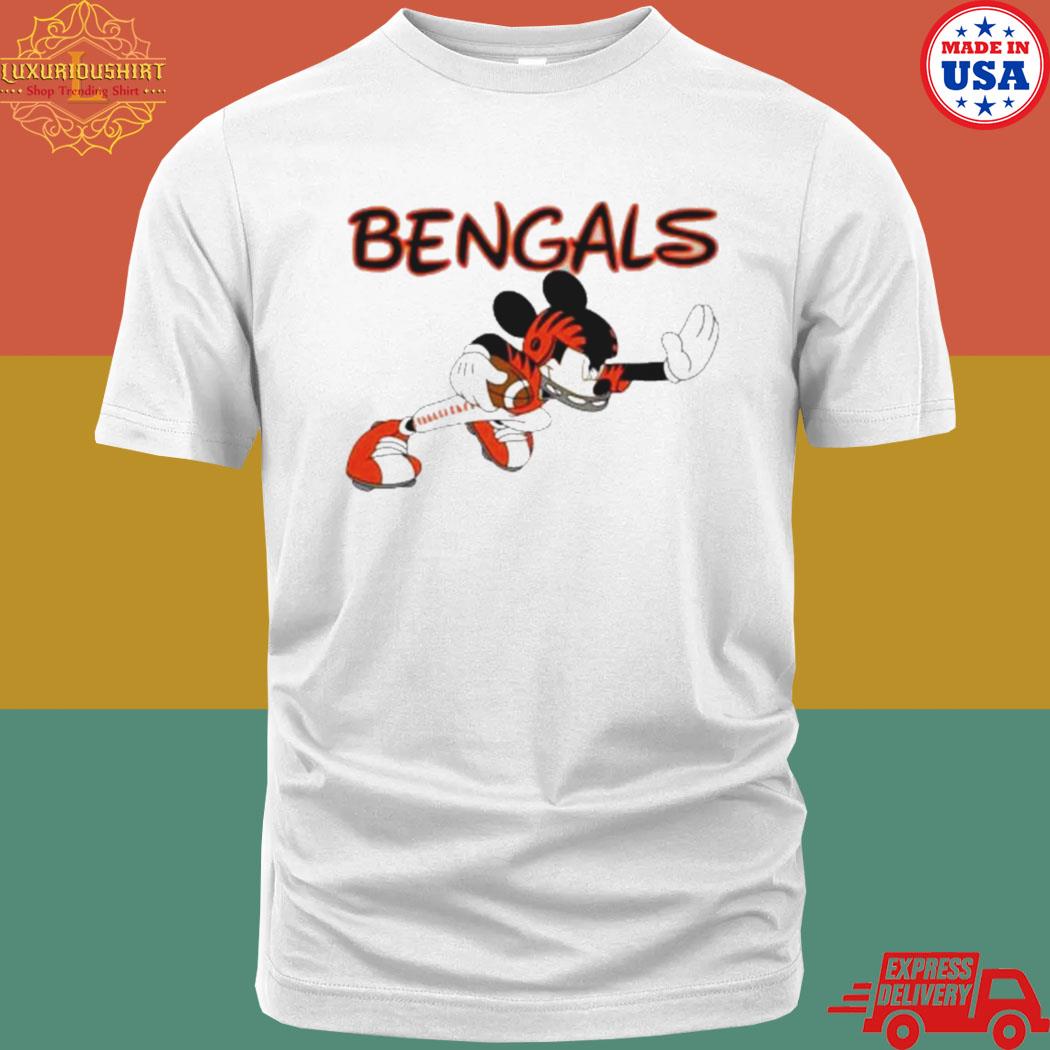 Cincinnati Bengals Mickey Mouse Style Joe Burrow 2023 shirt