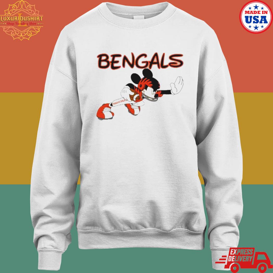 Cincinnati Bengals Mickey Mouse Style Joe Burrow 2023 Shirt, hoodie,  sweater, long sleeve and tank top