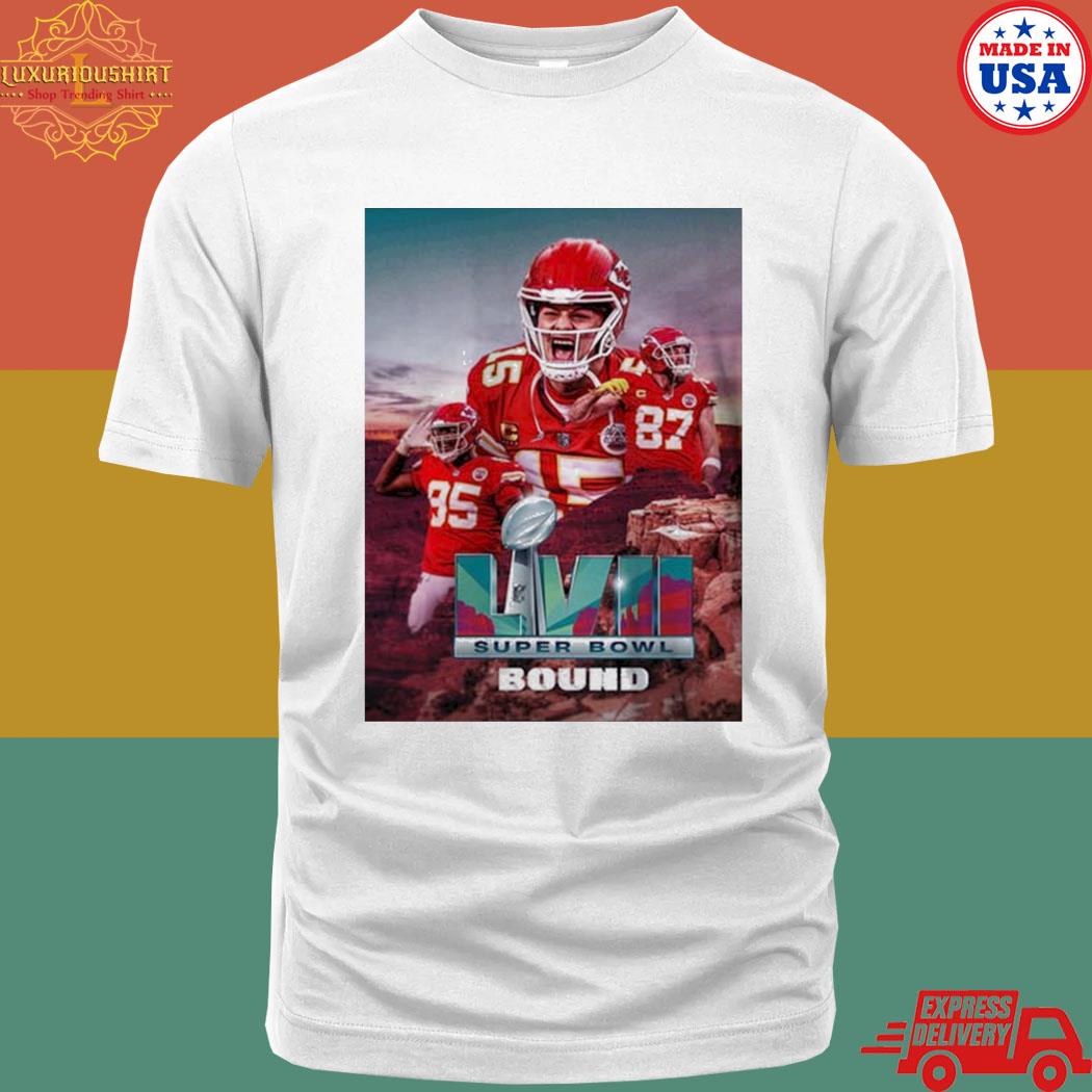 Philadelphia Eagles Vs Kansas City Chiefs 2018-2023 Super Bowl Champions  2023 T-shirt - REVER LAVIE