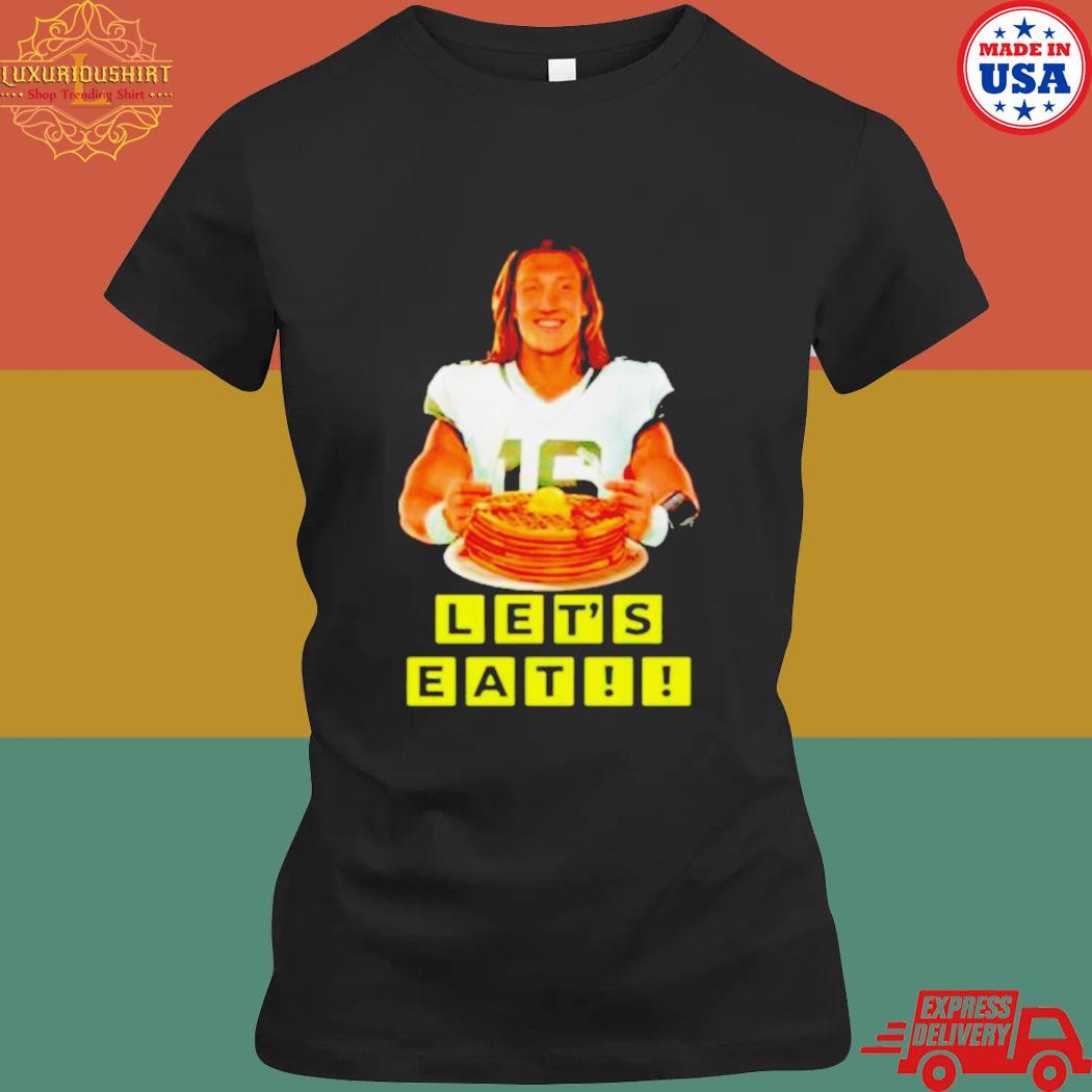 lets eat Trevor Lawrence Jaguars football waffle house shirt