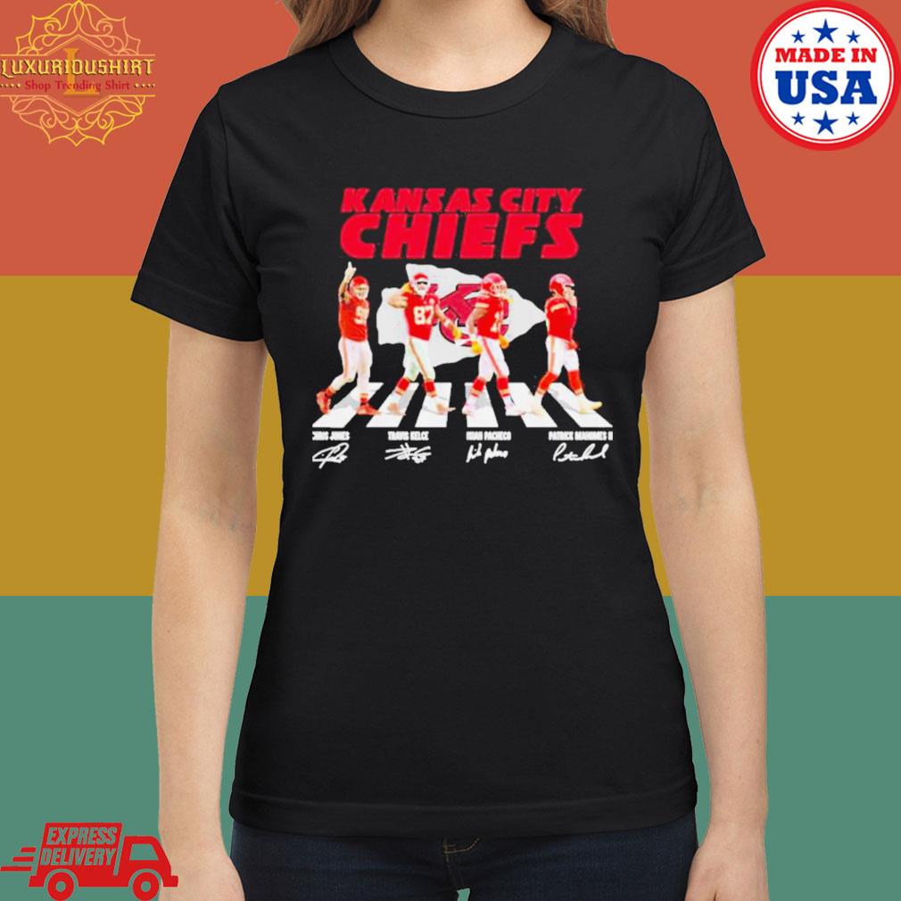 Kansas City Chiefs Chris Jones Travis Kelce Isiah Pacheco Patrick Mahomes  II Abbey Road signatures shirt, hoodie, sweater, long sleeve and tank top