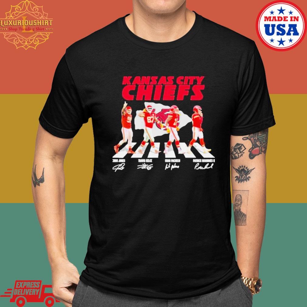 Chiefs Kingdom Patrick Mahomes And Trvis Kelce Super Bowl Champions 2023  Skyline Shirt