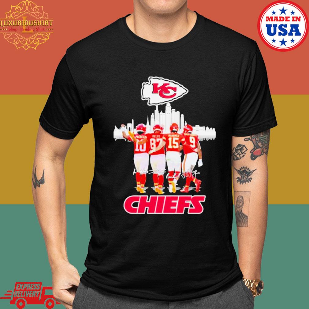 KC Chiefs City Patrick Mahomes Isiah Pacheco Travis Kelce JuJu  Smith-Schuster signatures shirt, hoodie, sweater, long sleeve and tank top