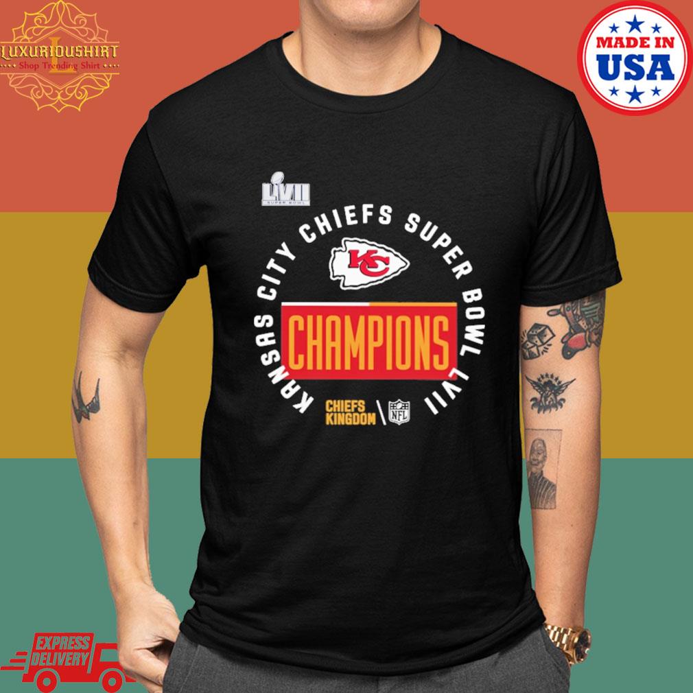 Kansas City Chiefs Super Bowl Champions T-Shirts, Chiefs Super Bowl LVII  Locker Room Shirts