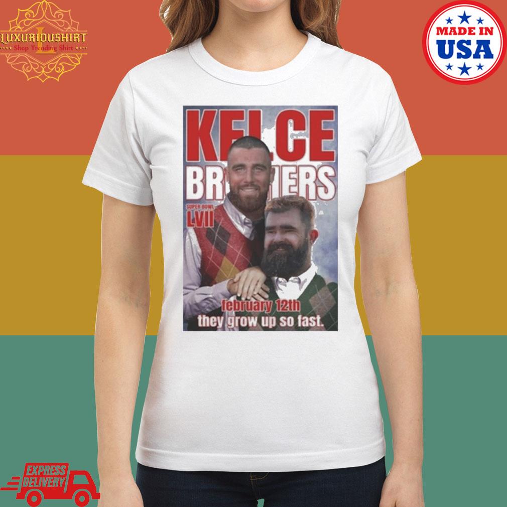 Official Jason Kelce Vs Travis Kelce First Brothers to face each other in a Super  Bowl LVI shirt, hoodie, sweater, long sleeve and tank top