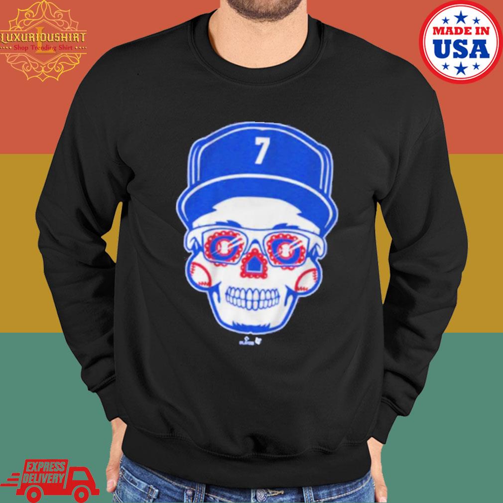 Julio Urias Sugar Skull T-shirt - Shibtee Clothing