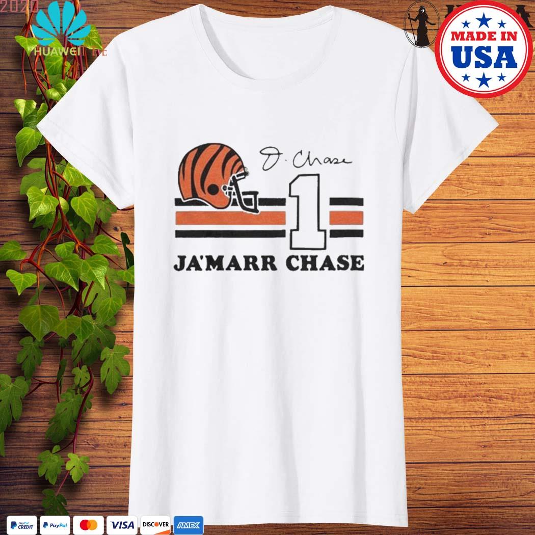 Cincinnati Bengals Ja'marr Chase #1 Signature Shirt