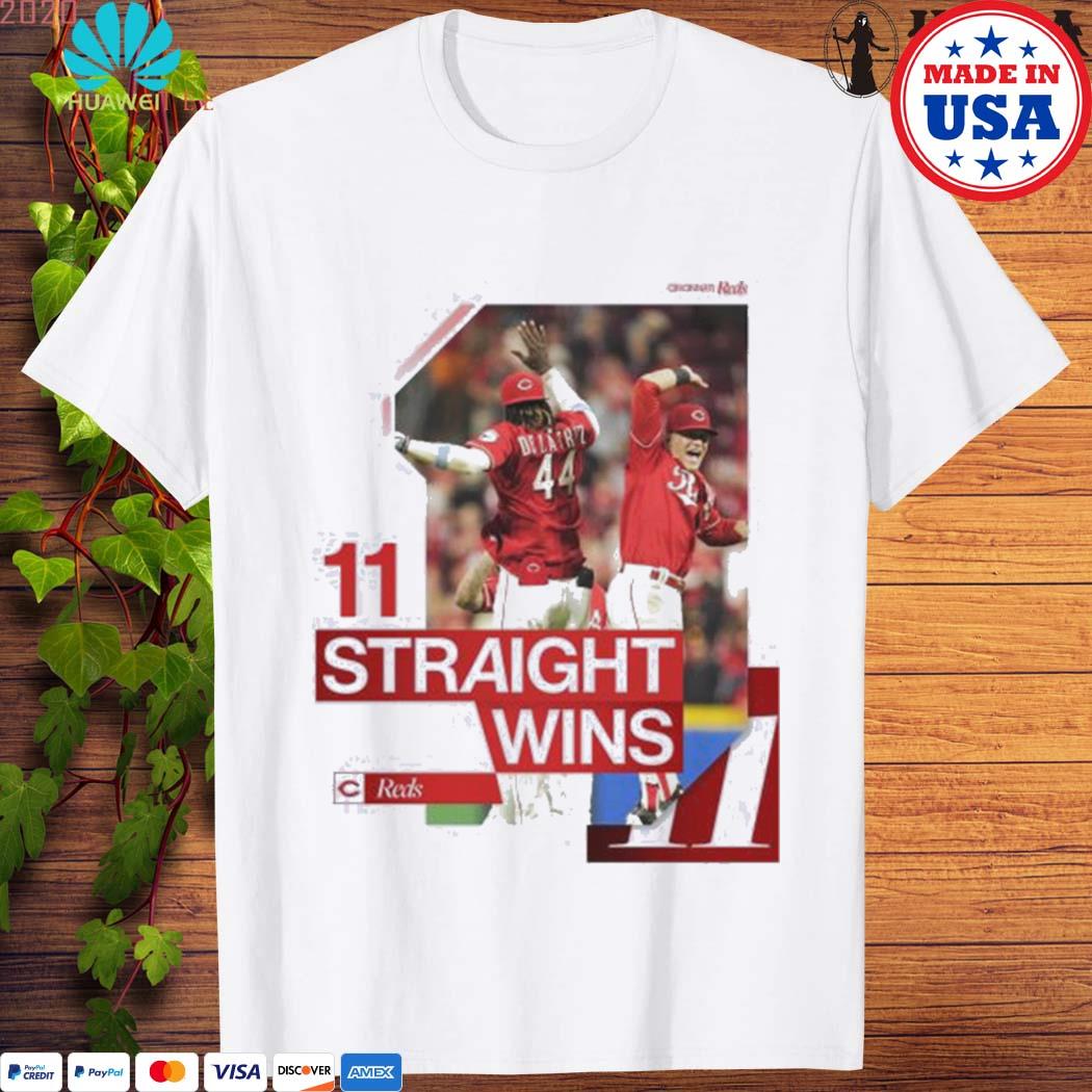 Official Cincinnati Reds 12 Straight Wins Shirt, hoodie