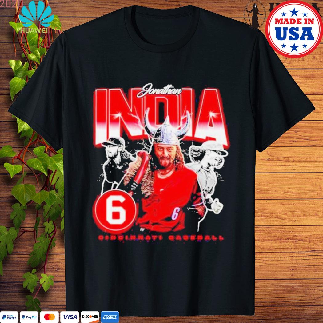 Official jonathan India Face Cincinnati Baseball T-Shirt, hoodie, tank top,  sweater and long sleeve t-shirt