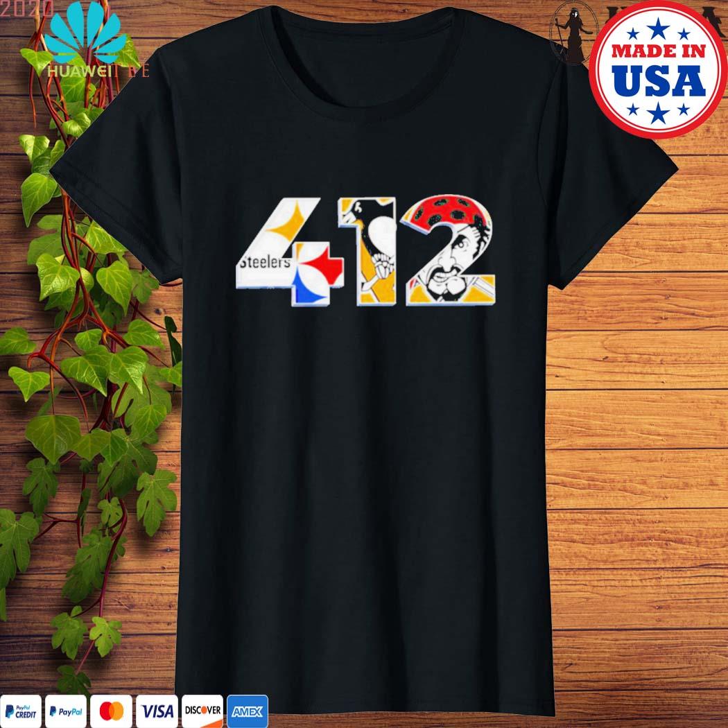 Pittsburgh Steelers Penguins And Pirates 412 Shirt - Hersmiles