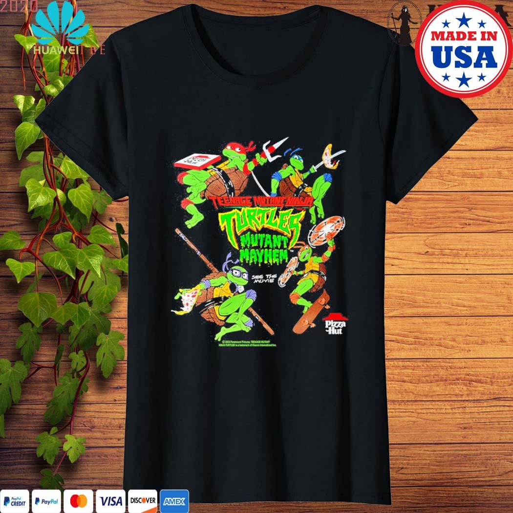 https://photos.2020huaweitee.com/2023/06/official-pizza-hut-teenage-mutant-ninja-turtles-mutant-mayhem-see-the-movie-shirt-Ladies-Shirt.jpg