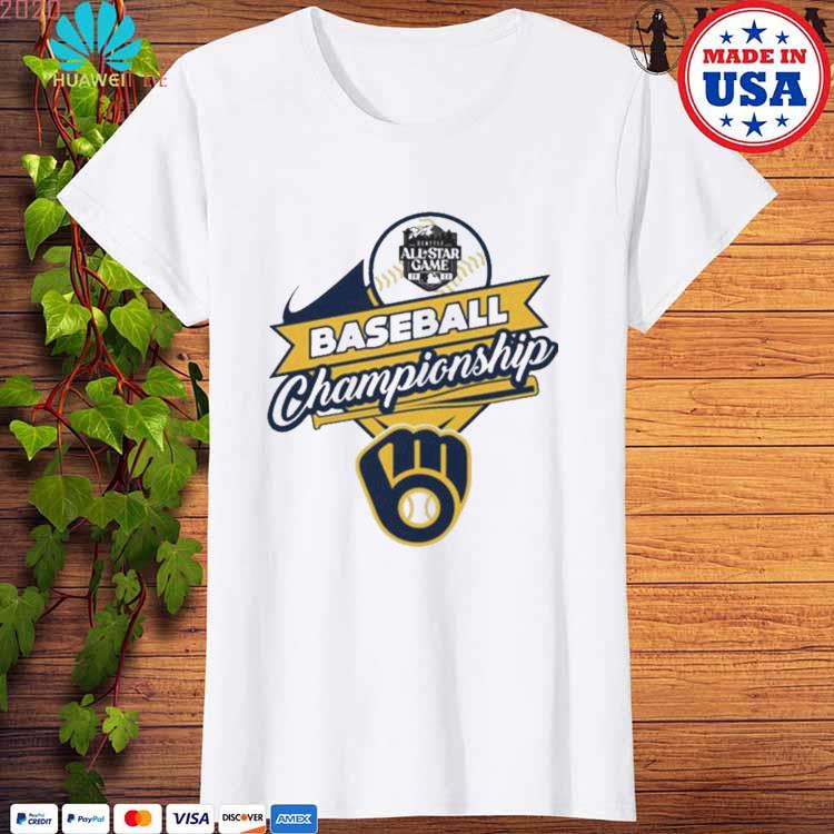 All Star Game Baseball Champion Milwaukee Brewers shirt, hoodie