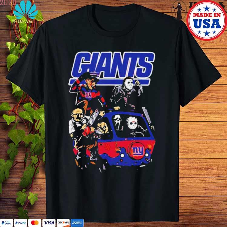 NY Giants Horror Movie Football Hoodie, New York Giants Halloween