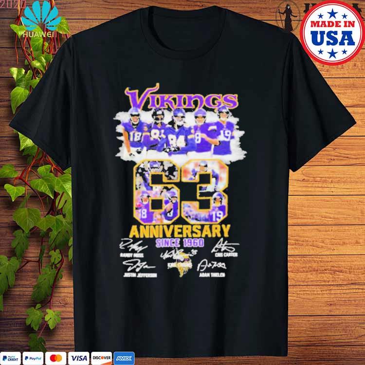 Minnesota Vikings 63 Anniversary Since 1960 Shirt