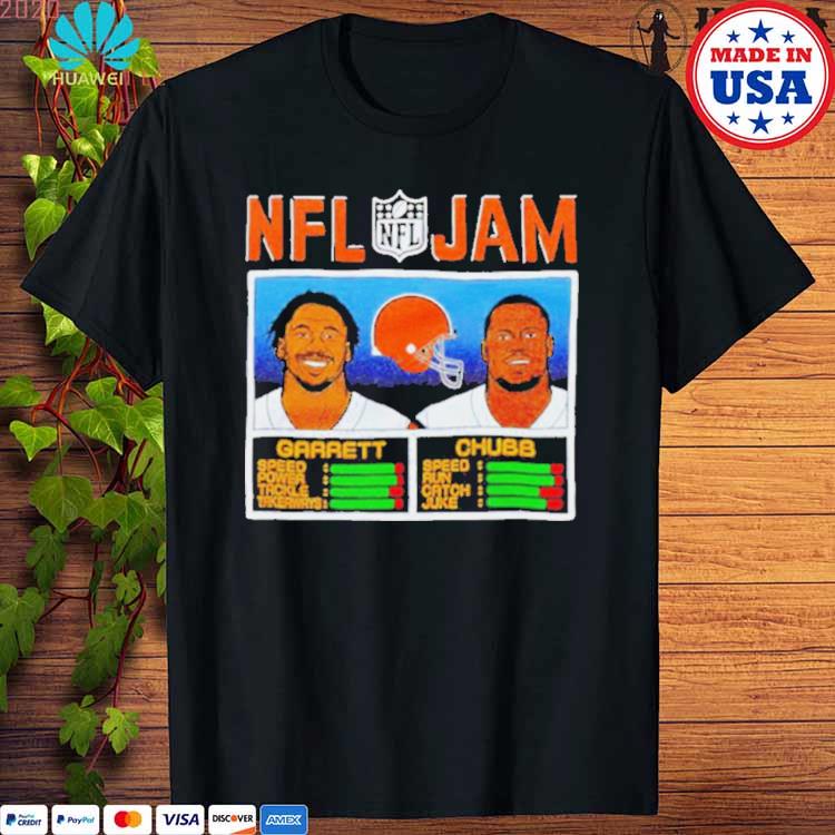 NFL Jam Browns Garrett and Chubb shirt, hoodie, sweater, long