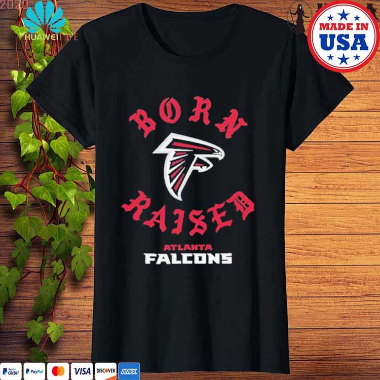 Atlanta Falcons Born X Raised 2023 T Shirt