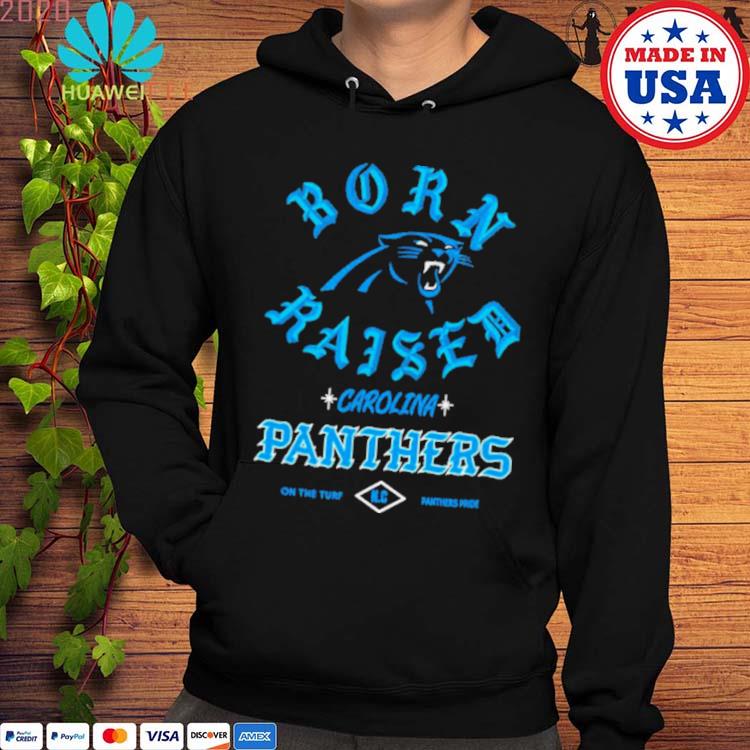 Official Born x raised Carolina Panthers on the turf panthers