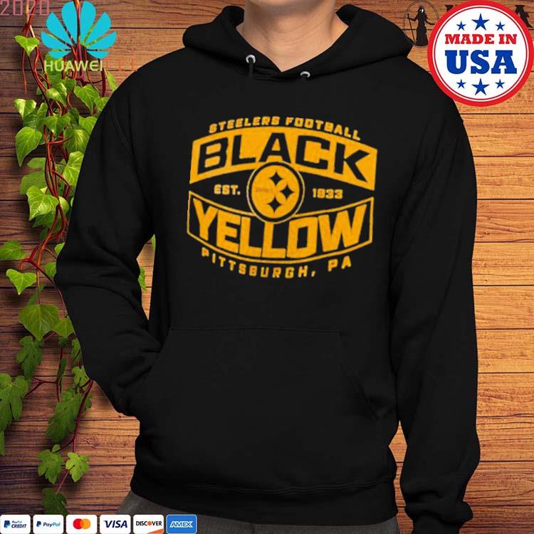 Pittsburgh Steelers Men'S Black & Yellow Bars Shirt, hoodie