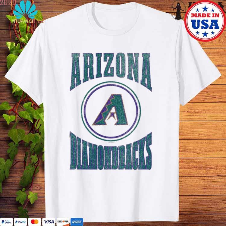 Mitchell & Ness Arched Logo Slub LS Tee Arizona Diamondbacks