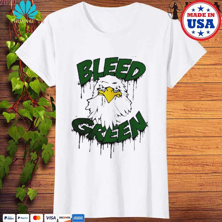 Bleed Green Swoop Philadelphia Eagles Shirt