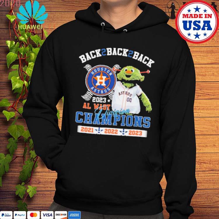 Official Mlb Houston Astros Back2back2back 2023 Al East Division Champions  2021 2022 2023 Logo Shirt, hoodie, sweater, long sleeve and tank top