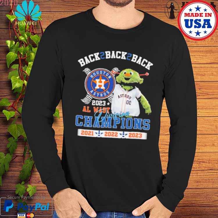 Mlb Houston Astros Back2back2back 2023 Al East Division Champions 2021 2022  2023 T-shirt,Sweater, Hoodie, And Long Sleeved, Ladies, Tank Top