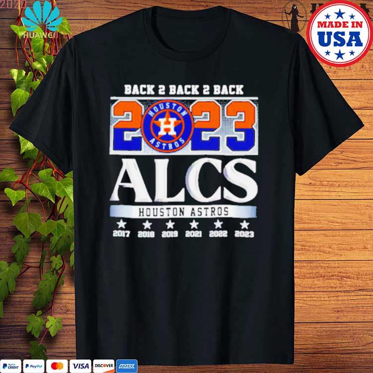 Original Back 2 Back 2 Back 2023 ALCS Houston Astros Shirt, hoodie