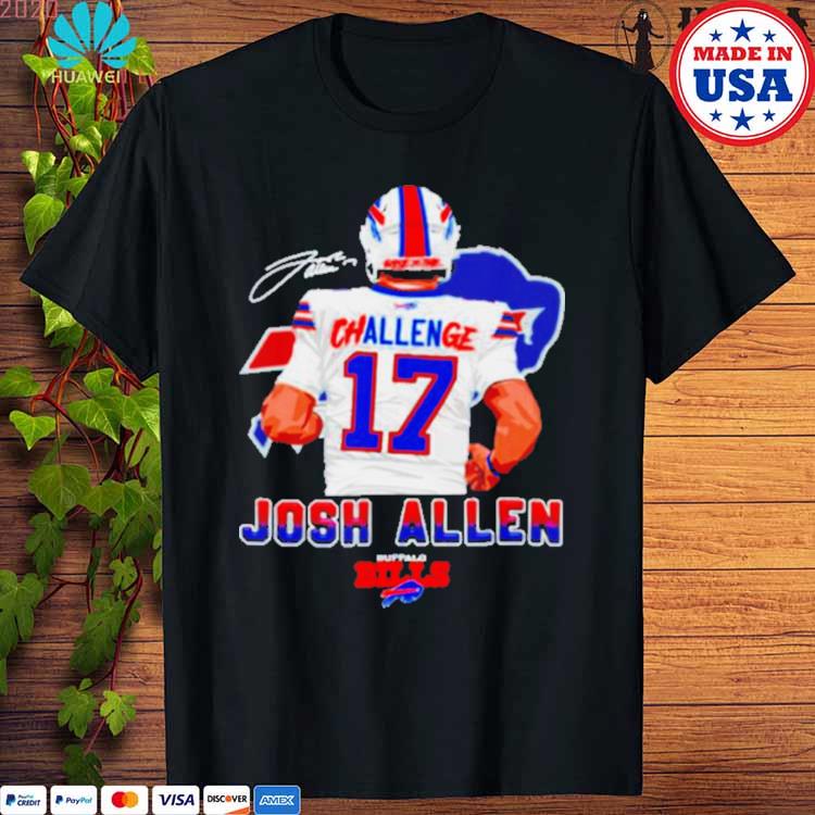 Official Buffalo Bills Challenge Josh Allen Signature t-shirt, hoodie,  sweater, long sleeve and tank top