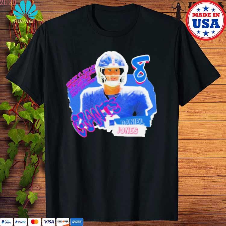 Daniel Jones Football Paper New York Giants T-shirt,Sweater