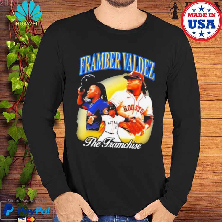 Framber Valdez The Franchise Houston Astros Graphic T-shirt,Sweater,  Hoodie, And Long Sleeved, Ladies, Tank Top