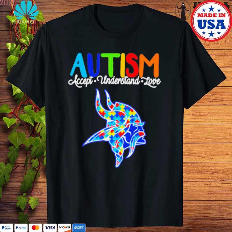 Autism Minnesota Vikings Clothing T-Shirt - TeeNavi