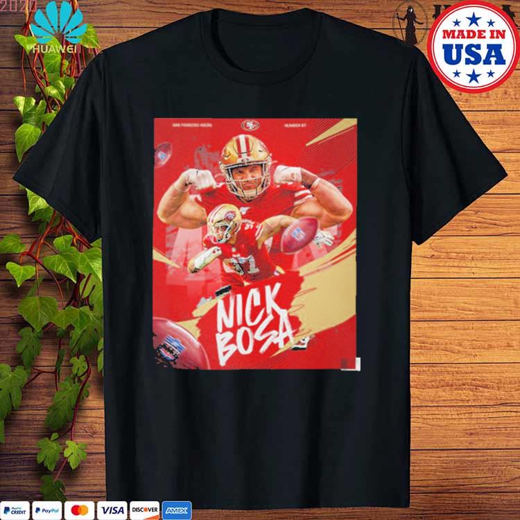 San Francisco 49ers Nick Bosa scream signature shirt, hoodie, sweater and  v-neck t-shirt