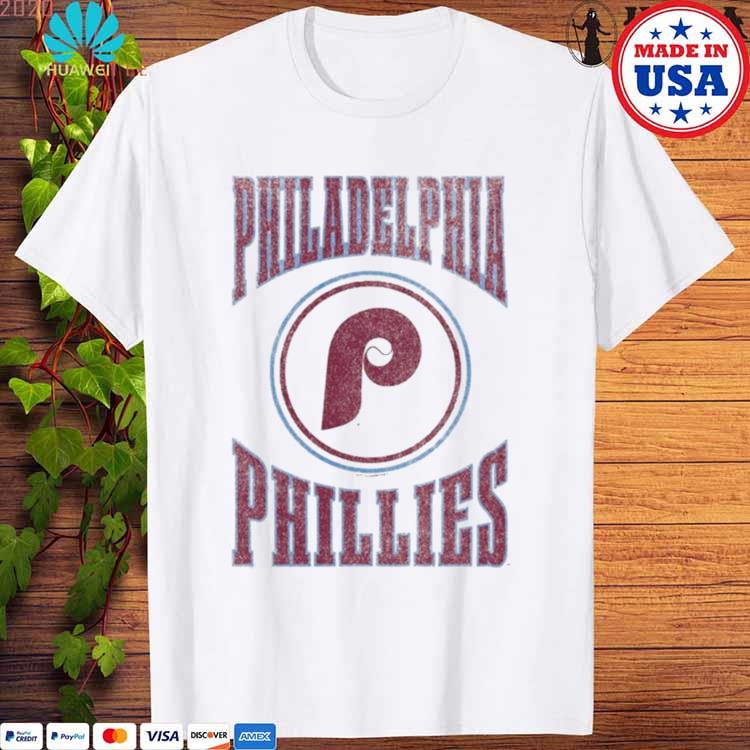 Philadelphia Phillies Profile Women's Plus Size Arch Logo T-Shirt