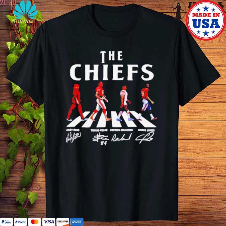 Kansas city Chiefs Mahomes and Kelce signatures shirt - Guineashirt Premium  ™ LLC