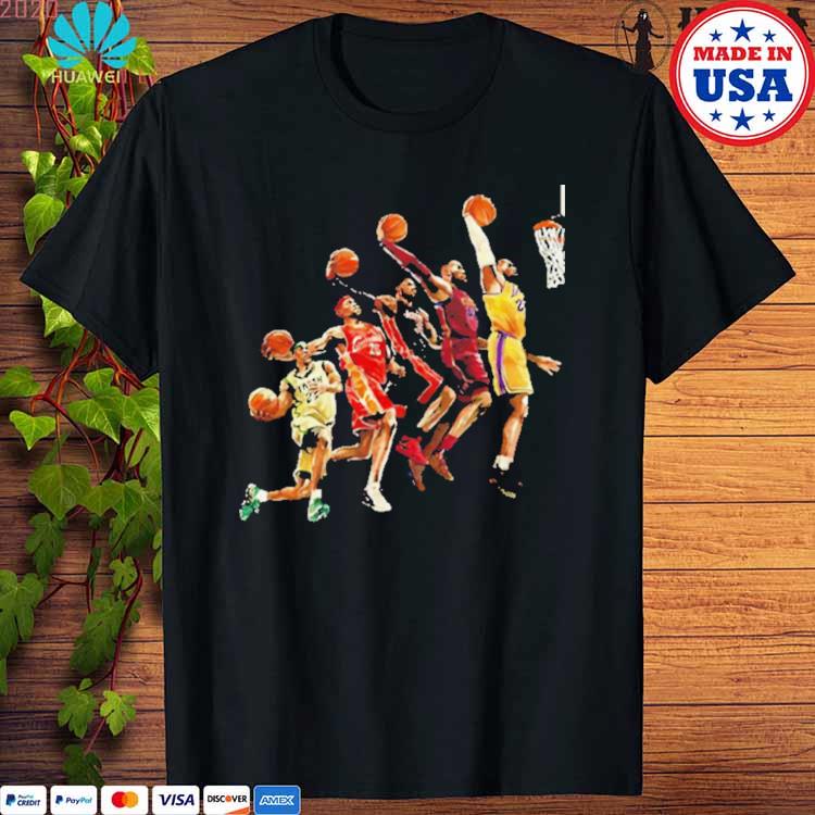 The Evolution of Lebron James NBA Los Angeles Lakers T-Shirt – Teepital –  Everyday New Aesthetic Designs