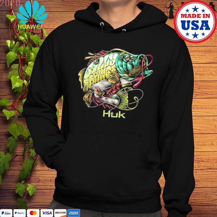 Huk X Billy Strings Huk Billy Bass Shirt, Long Sleeved, Hoodie And