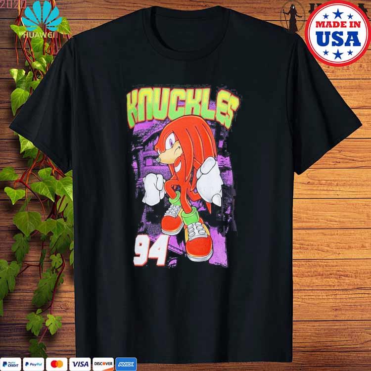 Official Sonic The Hedgehog Knuckles 94 Shirt, Long Sleeved