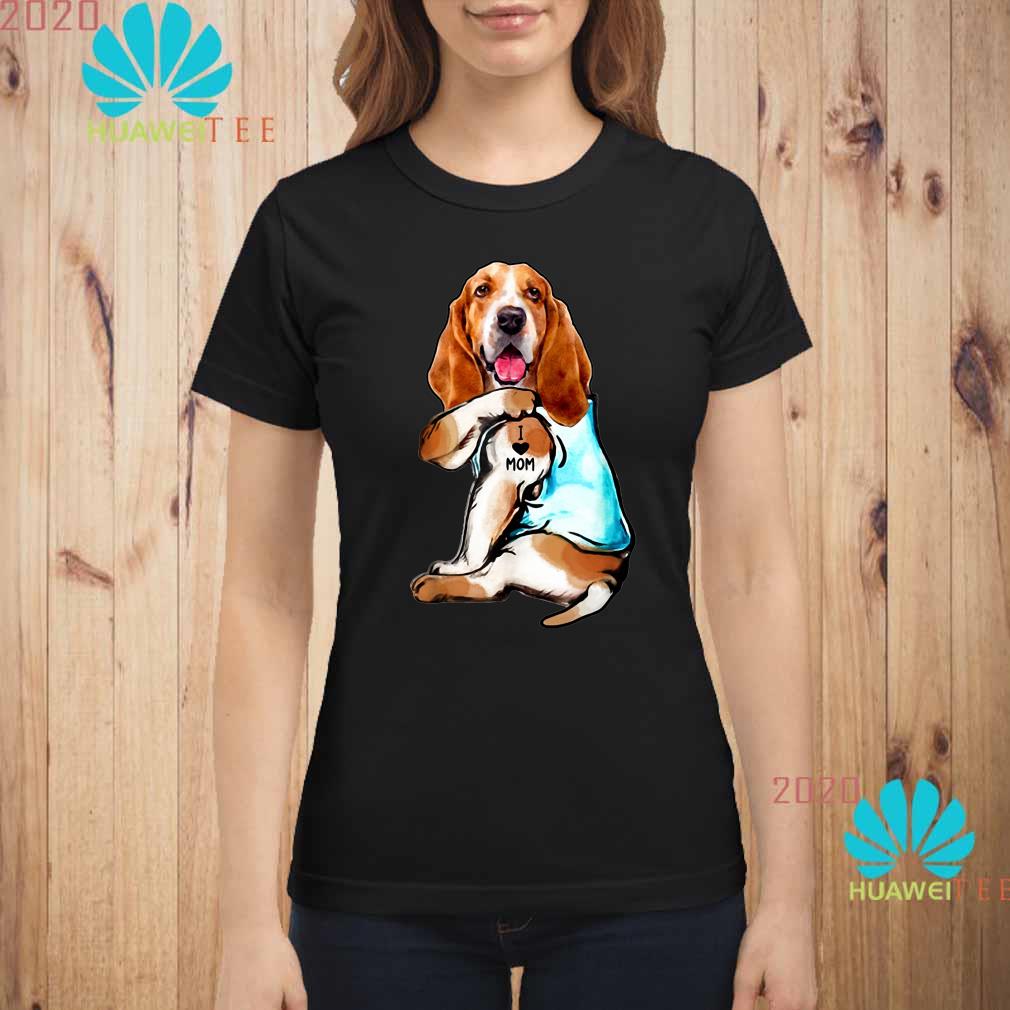 basset hound mom shirt