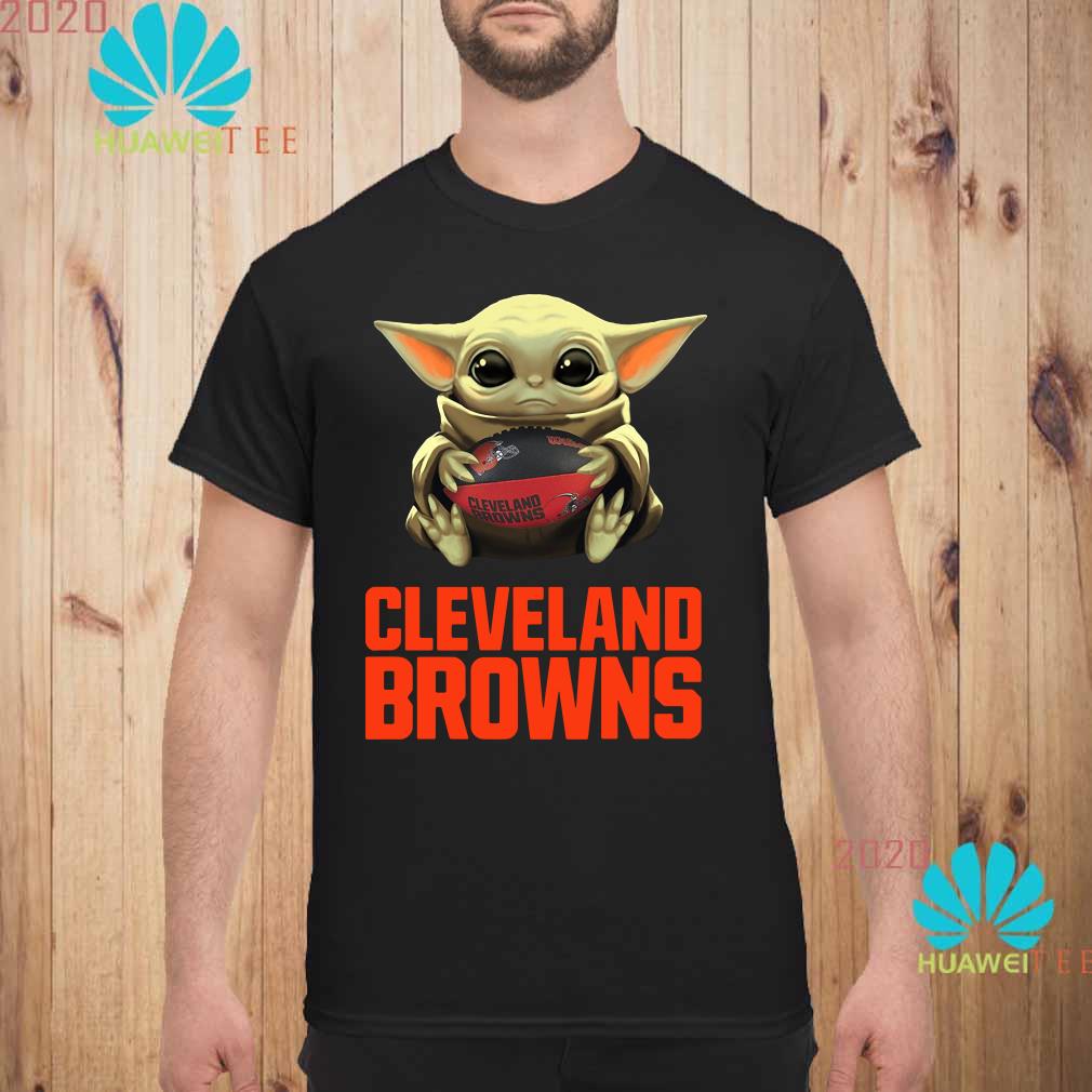 Halloween Pumpkin Baby Yoda Hug Cleveland Browns Shirt, hoodie, sweater,  long sleeve and tank top