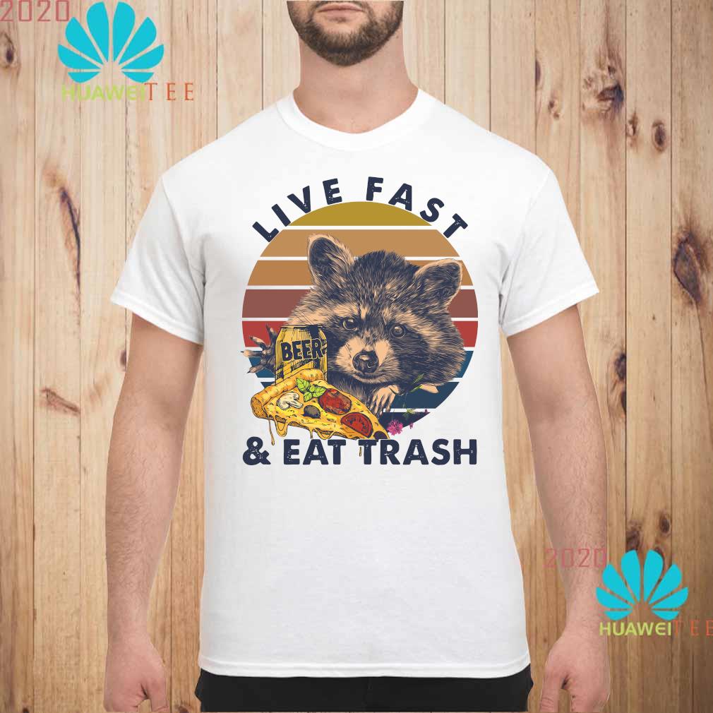 eat trash racoon shirt