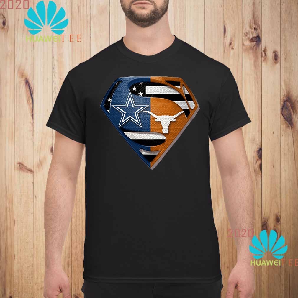 Superman Dallas Cowboys And Texas Longhorns shirt, sweater, hoodie