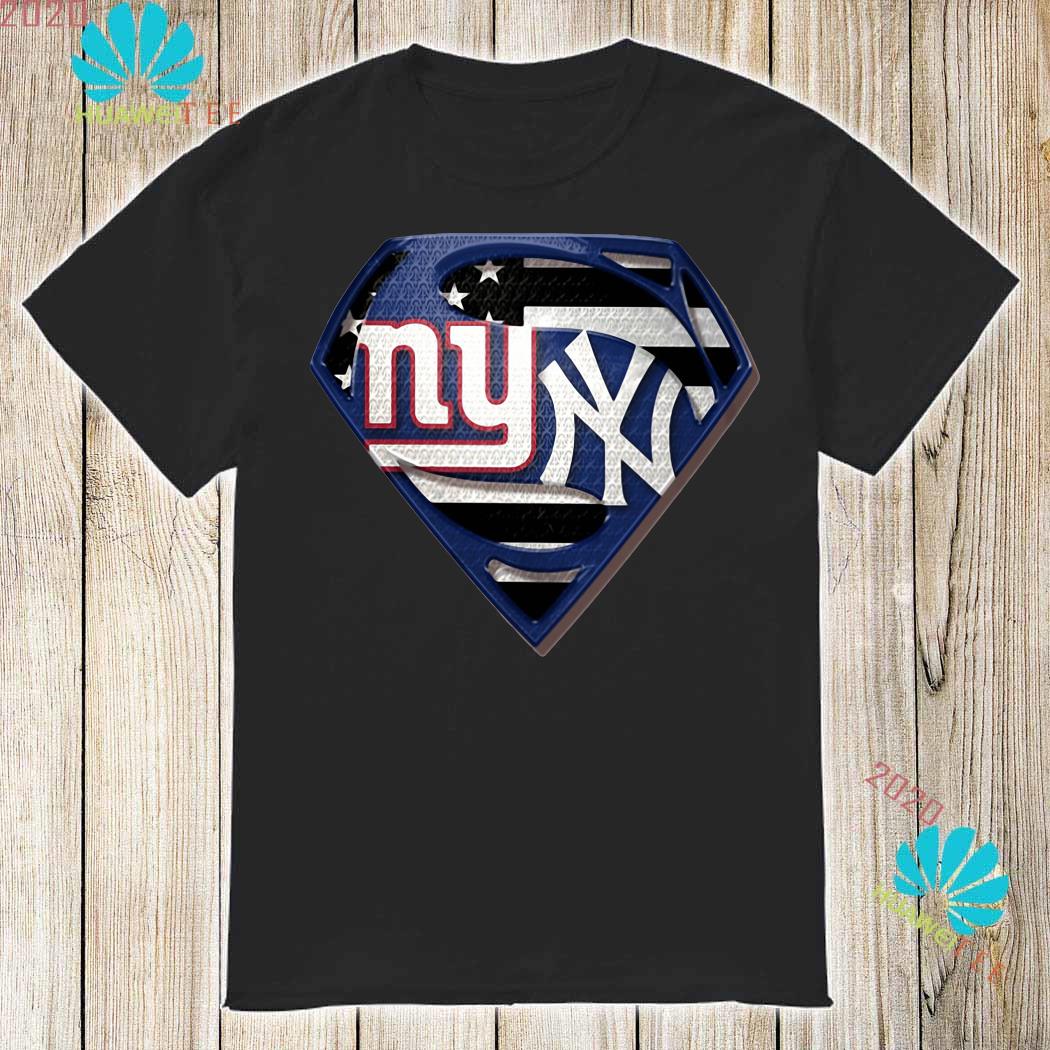 New York Giants vs New York Yankees Superman logo shirt, hoodie