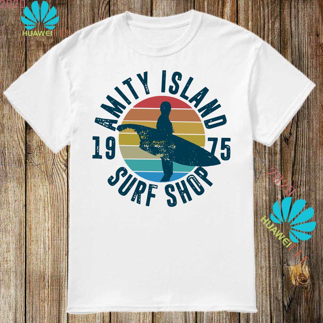 amity island surf shop t shirt