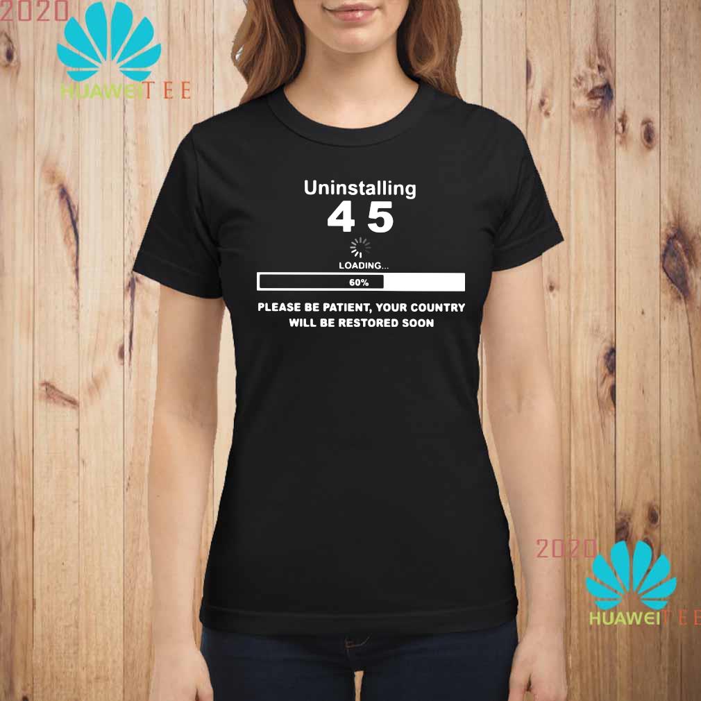 uninstalling 2020 t shirt